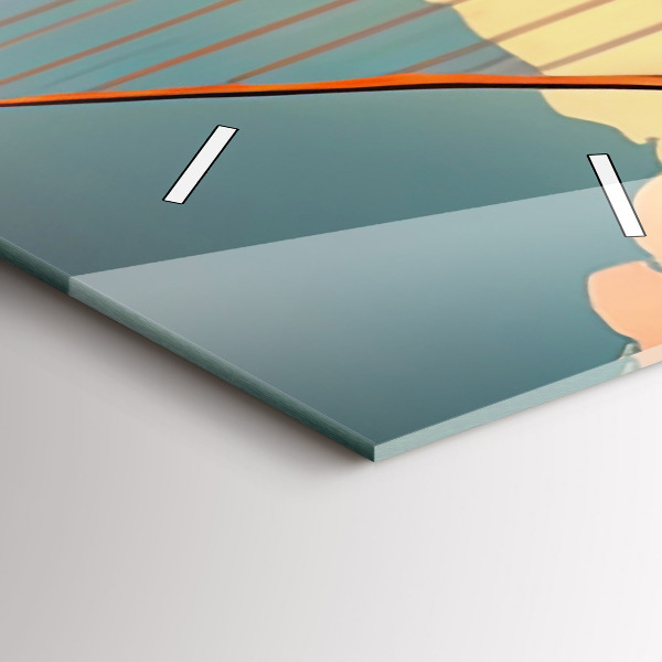 Téglalap alakú üvegóra San Francisco híd