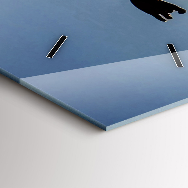 Téglalap alakú üvegóra Spanyol tánc a tengeren