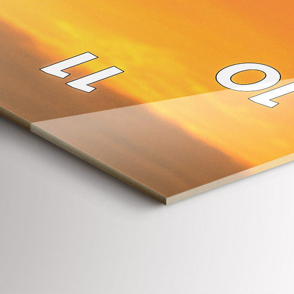 Téglalap alakú üvegóra Levendula rét Franciaország