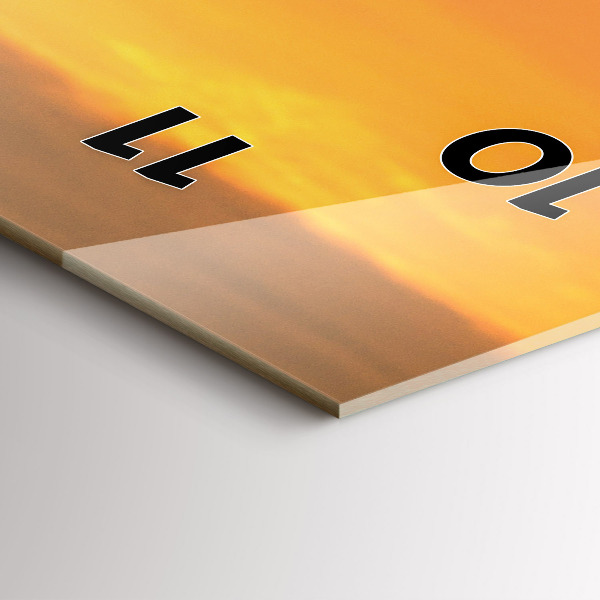 Téglalap alakú üvegóra Levendula rét Franciaország