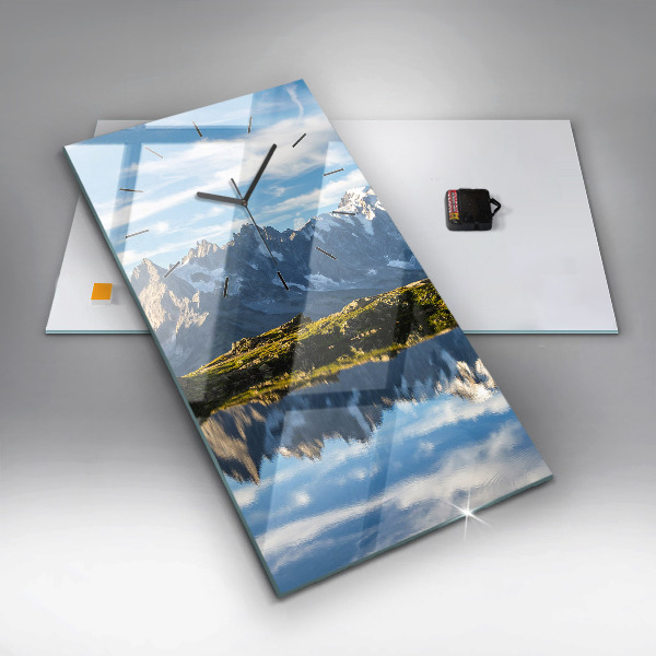 Téglalap alakú üvegóra Chamonix-völgy, francia Alpok