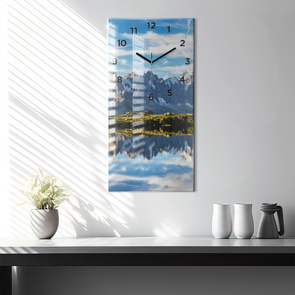 Téglalap alakú üvegóra Chamonix-völgy, francia Alpok