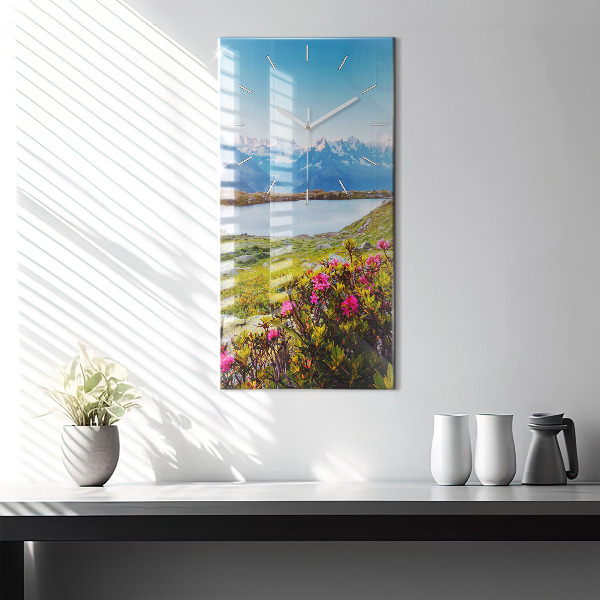 Téglalap alakú üvegóra Mont Blanc gleccser Chamonix