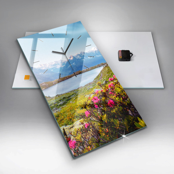 Téglalap alakú üvegóra Mont Blanc gleccser Chamonix