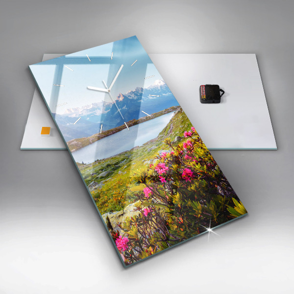 Téglalap alakú üvegóra Mont Blanc gleccser Chamonix