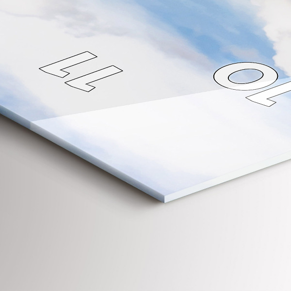 Téglalap alakú üvegóra Egy sziget Thaiföldön