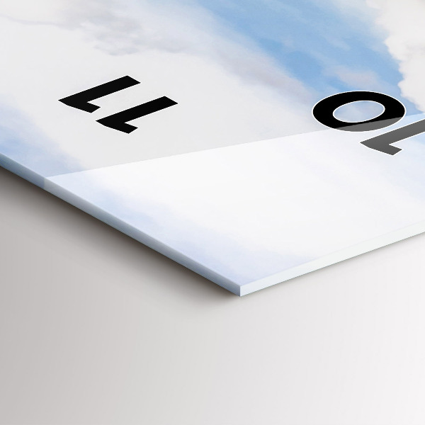 Téglalap alakú üvegóra Egy sziget Thaiföldön