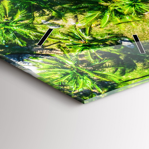 Téglalap alakú üvegóra Trópusi strand Koh Tao