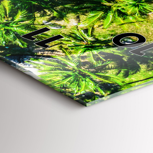 Téglalap alakú üvegóra Trópusi strand Koh Tao