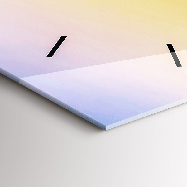 Téglalap alakú üvegóra Jéghegy és napkelte