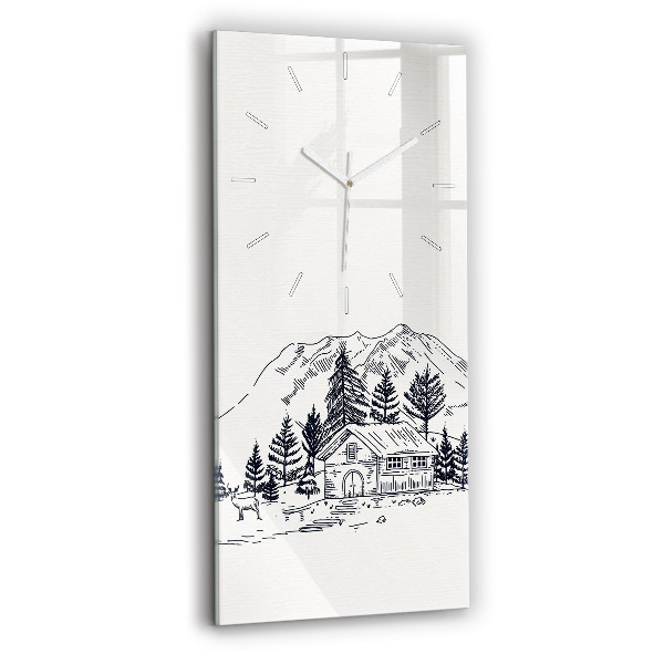 Téglalap alakú üvegóra Rajzfilm város