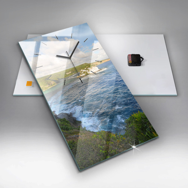 Téglalap alakú üvegóra Óceán partja