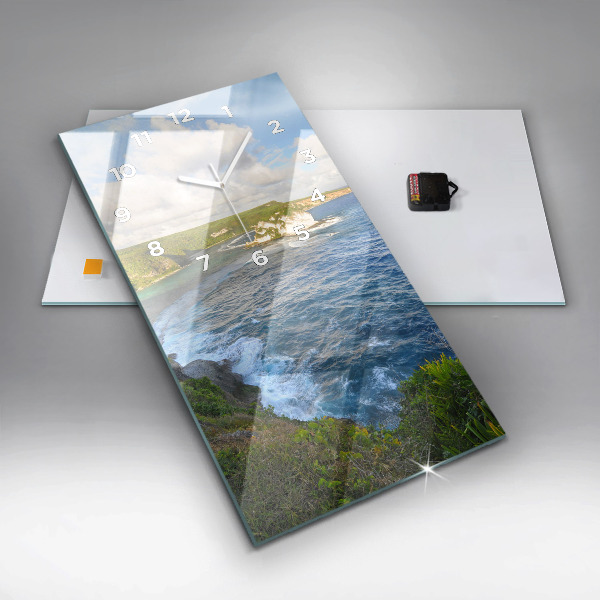 Téglalap alakú üvegóra Óceán partja