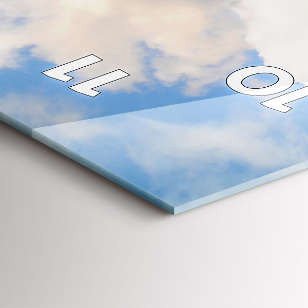 Téglalap alakú üvegóra Óceán partja