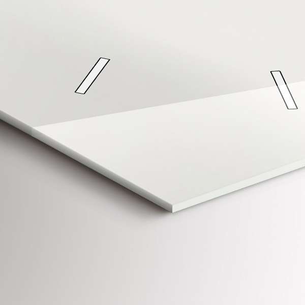 Téglalap alakú üvegóra Erdei táj