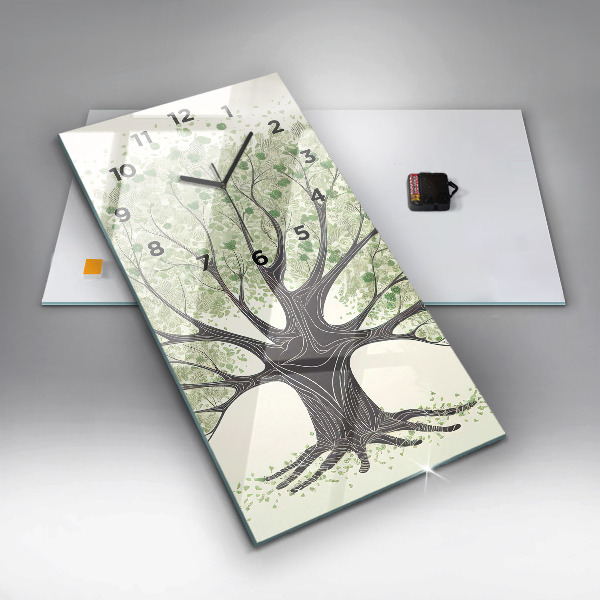 Téglalap alakú üvegóra Nagy fa természet