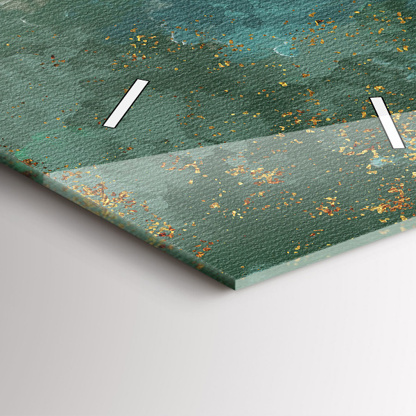 Téglalap alakú üvegóra Dekoratív minta