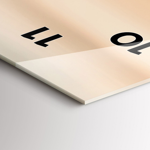 Téglalap alakú üvegóra Mezei napkelte