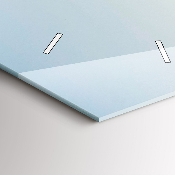 Téglalap alakú üvegóra Hegyek és mező