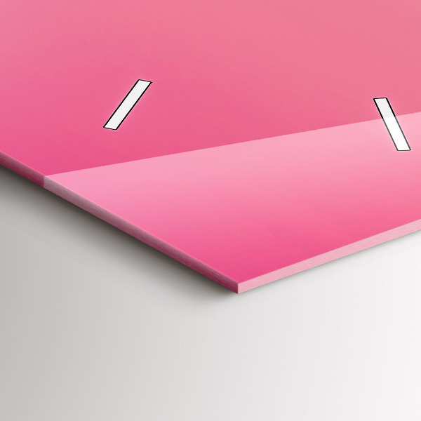 Téglalap alakú üvegóra Ég és hegy gradiens