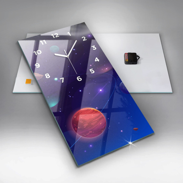 Téglalap alakú üvegóra Bolygók galaxis