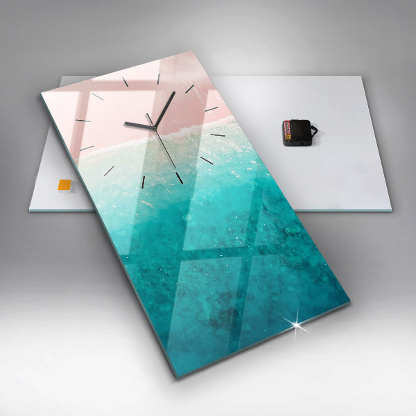 Téglalap alakú üvegóra Tengerparti homok