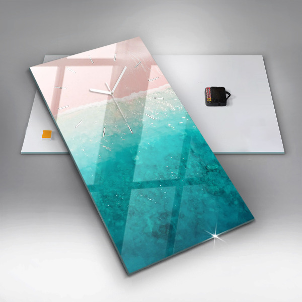 Téglalap alakú üvegóra Tengerparti homok