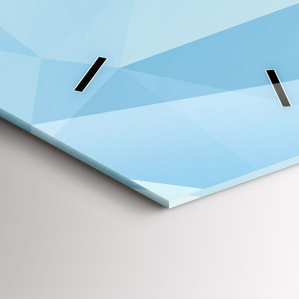 Téglalap alakú üvegóra Háromszögek absztrakt