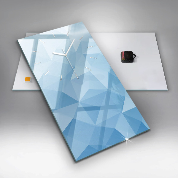 Téglalap alakú üvegóra Háromszögek absztrakt