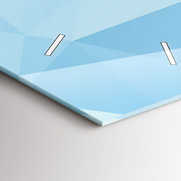 Téglalap alakú üvegóra Háromszögek absztrakt