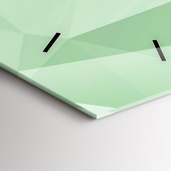 Téglalap alakú üvegóra Háromszögek absztrakt