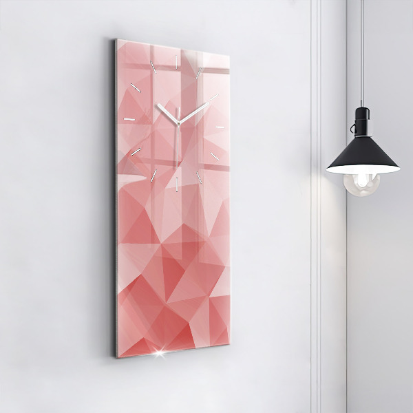 Téglalap alakú üvegóra Háromszögek absztrakt