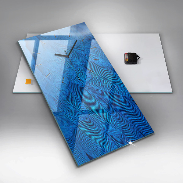 Téglalap alakú üvegóra Madár toll