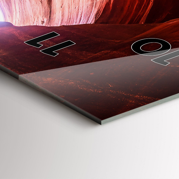 Téglalap alakú üvegóra Sand Canyon