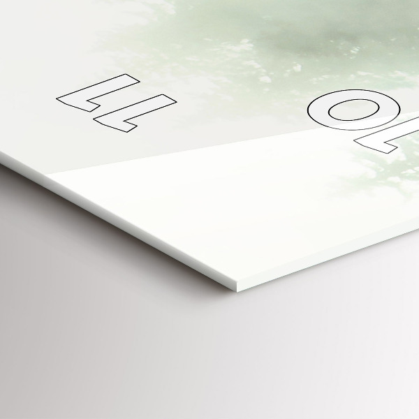 Téglalap alakú üvegóra Ködös erdő