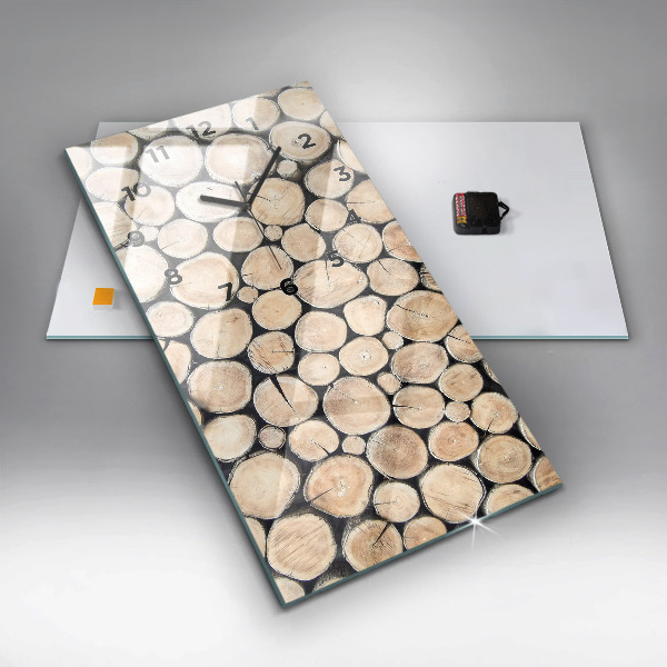 Téglalap alakú üvegóra Fatuskákat vágni