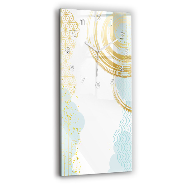 Téglalap alakú üvegóra Dekoratív minta