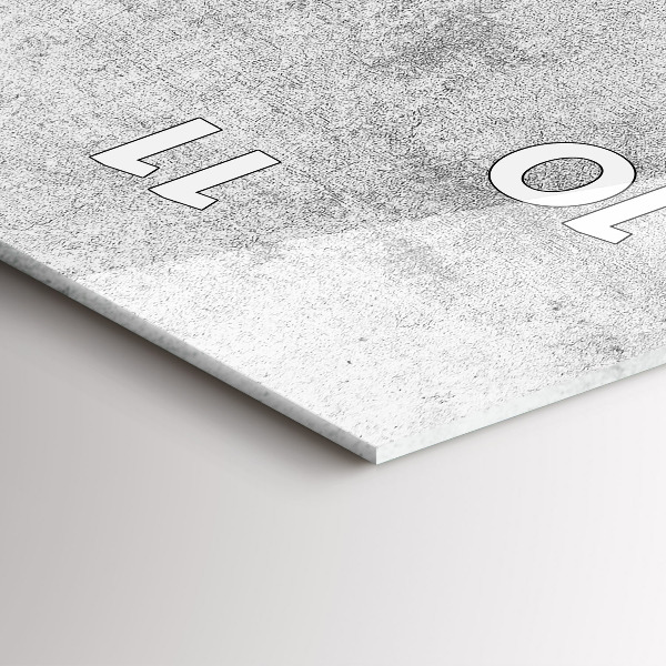 Téglalap alakú üvegóra Betonfal