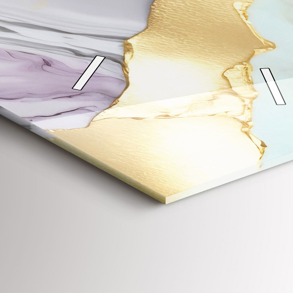 Téglalap alakú üvegóra Márvány minta