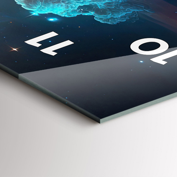 Téglalap alakú üvegóra A csillagok kozmikus világa