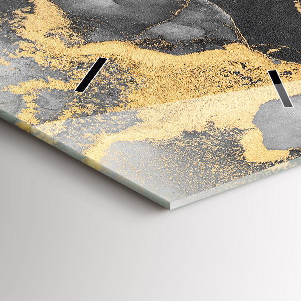 Téglalap alakú üvegóra Művészi márvány