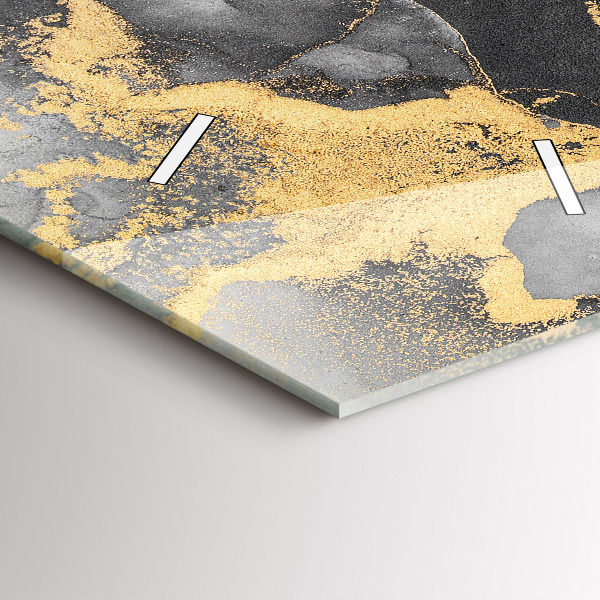 Téglalap alakú üvegóra Művészi márvány