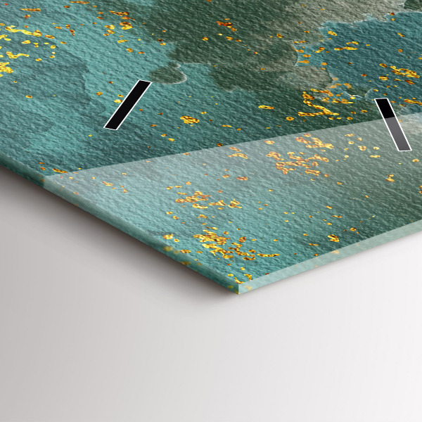 Téglalap alakú üvegóra Dekoratív minta