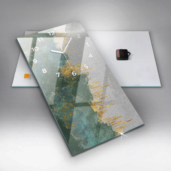 Téglalap alakú üvegóra Dekoratív minta