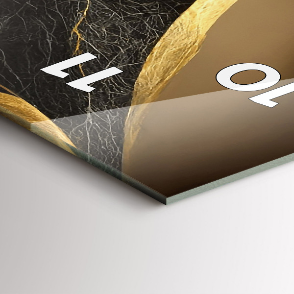 Téglalap alakú üvegóra Elegáns absztrakció