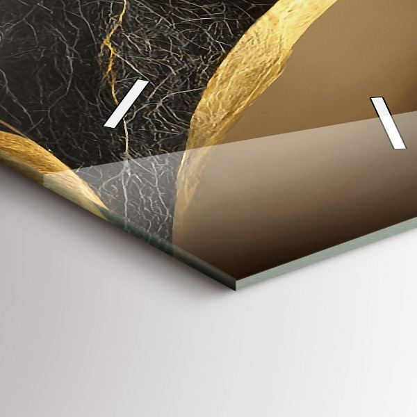 Téglalap alakú üvegóra Elegáns absztrakció