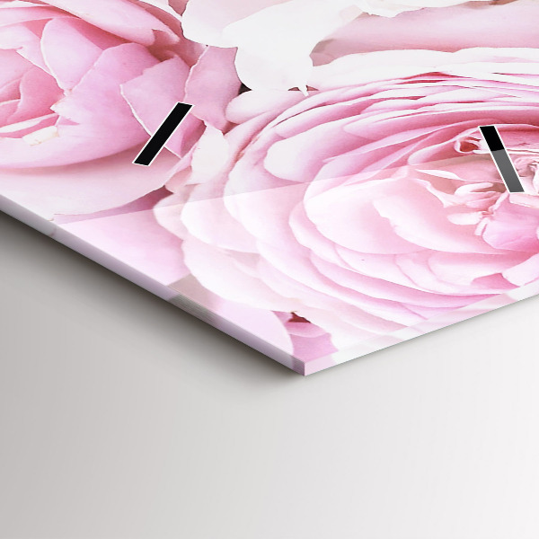 Téglalap alakú üvegóra Dekoratív virágok