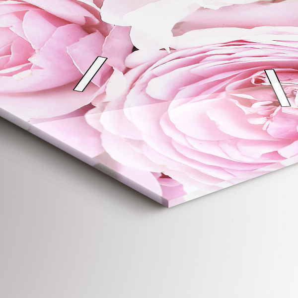 Téglalap alakú üvegóra Dekoratív virágok