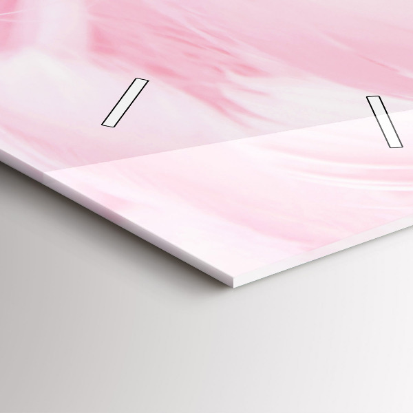 Téglalap alakú üvegóra Tollak – absztrakt