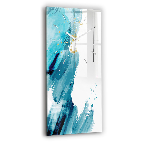 Téglalap alakú üvegóra Ecsetvonások